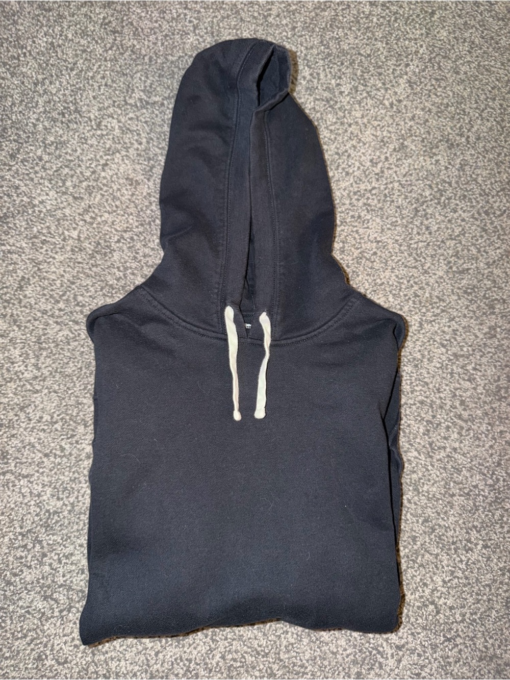 Sonoma Black Pullover Hoodie with White Drawstring